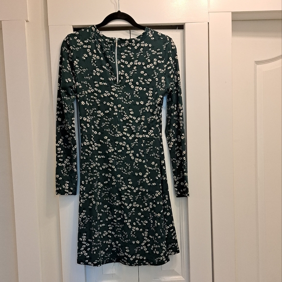 DEX Green Floral Dress - Picture 4 of 4